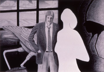 Self-Portrait with Birds