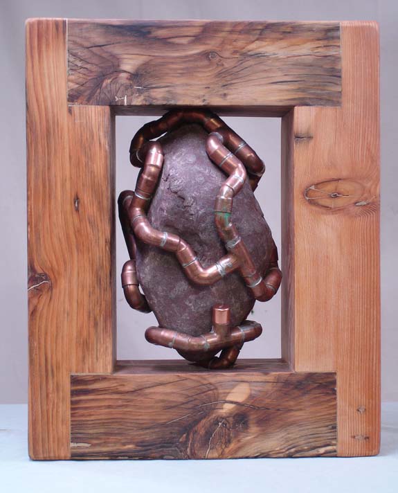 Wrapped Stone, view 1